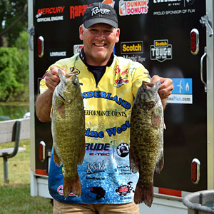 A couple of Big Lake St.Clair Smallmouth from the June 23, 2012 BFL
